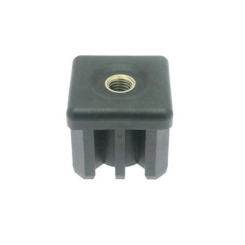 M16 x 30mm x 30mm - Heavy Duty Square Threaded Insert - Black - Brass | Vital Parts